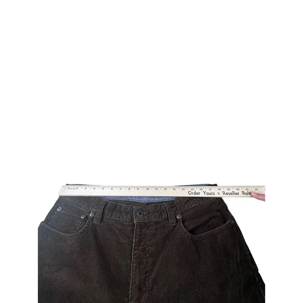 LL Bean Country Corduroy Pants Men 36x29 Stretch Brown Standard Fit Outdoor